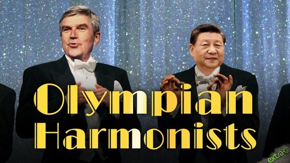 IOC-Präsident Thomas Bach und Chinas Xi Jinping sind die Olympian Harmonists.  