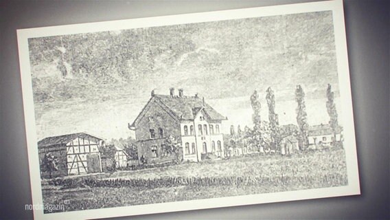 Ein historisches Bild eines Stiftungshauses © Screenshot 