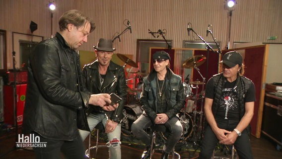 Die Scorpions im Interview. © Screenshot 