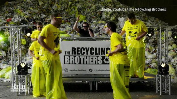 Die Recycling Brothers in ihrem Element. © Screenshot 