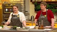 Janina und Antje Reinhardt kochen. © Screenshot 