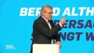Bernd Althusmann steht hinter einen Rednerpult. © Screenshot 