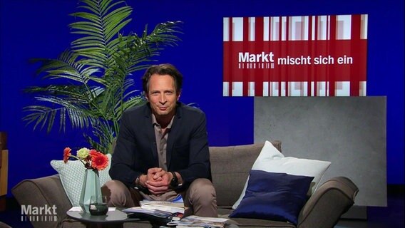 Jo Hiller moderiert Markt. © Screenshot 
