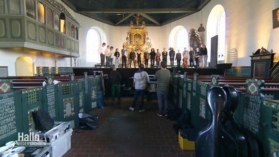 Das Bundesjugendballet in der Kirche St. Matthias © Screenshot 