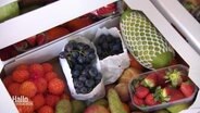 Verschiedenes Obst in einem Karton © Screenshot 