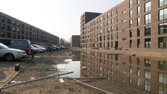 Der Loki-Schmidt-Platz im Pergolenviertel in Hamburg. © Screenshot 