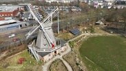 Eine Mühle auf Stralsund. © Screenshot 