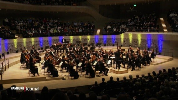 Das Benefizkonzert für die Ukraine in der Elbphilharmonie Hamburg. © Screenshot 