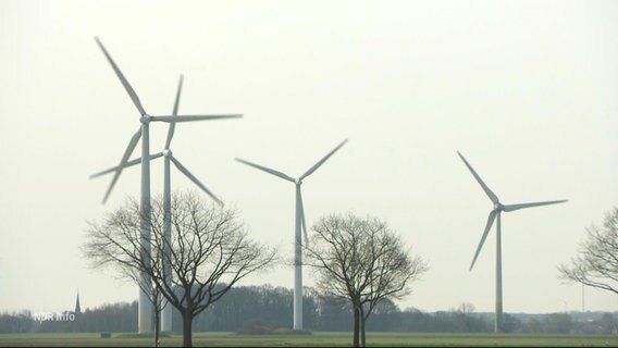 Windräder in Uetze. © Screenshot 