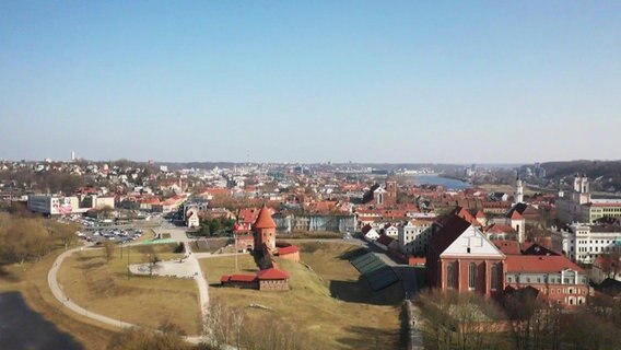 Kaunas aus der Vogelperspektive © Screenshot 