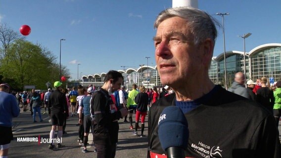 Marathonläufer Reinhardt Singelmann © Screenshot 