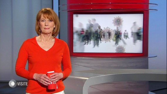 Vera Cordes moderiert Visite. © Screenshot 