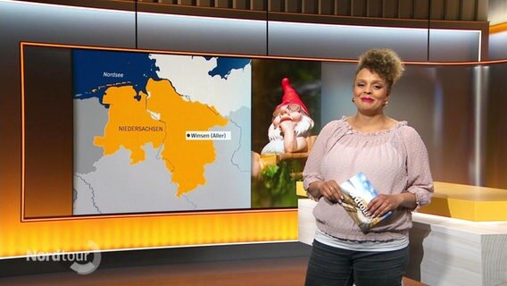 Die Moderatorin Nadja Babalola. © Screenshot 