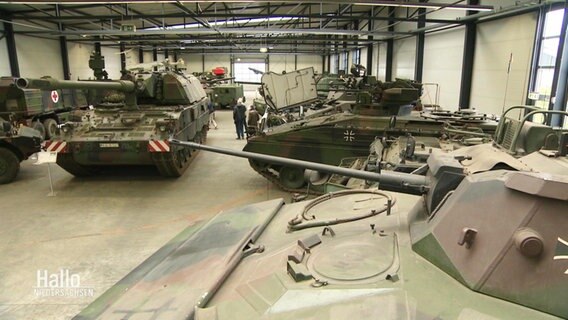 Eine Aufnahme aus dem Panzermuseum in Munster. © Screenshot 