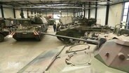 Eine Aufnahme aus dem Panzermuseum in Munster. © Screenshot 