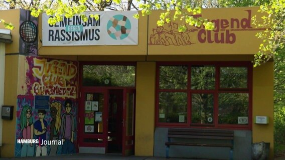 Der Eingang eines Hamburger Jugendclubs. © Screenshot 