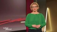 Julia Westlake moderiert das Kulturjournal © Screenshot 