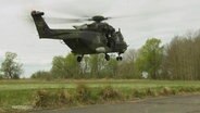 Ein Hubschrauber der deutschen Bundeswehr © Screenshot 