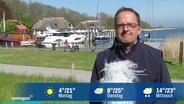 Stefan Kreibohm mit den Wettervorhersagen der folgenden Tage. © Screenshot 