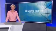 Susanne Stichler moderiert NDR Info Wahl © Screenshot 