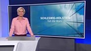 Susanne Stichler moderiert NDR Info Wahl © Screenshot 