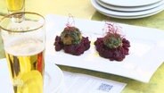 Rote Beete Püree, hergestellt aus geretteten Lebensmitteln. © Screenshot 
