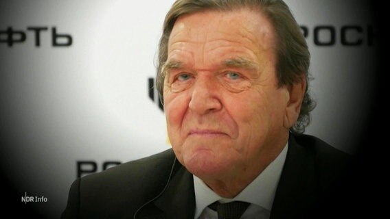 Altkanzler Gerhard Schröder. © Screenshot 