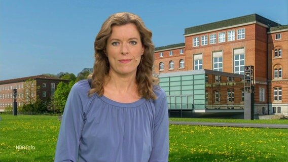 Julia Stein vom Norddeutschen Rundfunk im Gespräch. © Screenshot 