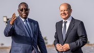 Präsident der Republik Südafrika Cyril Ramaphosa und Bundeskanzler Olaf Scholz  