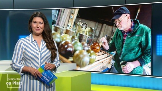 Vanessa Kossen moderiert "De Noorden op Platt". © Screenshot 