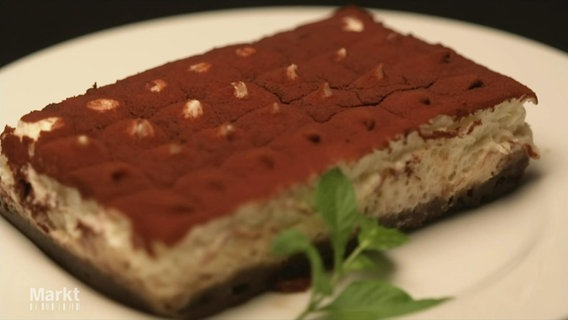 Tiramisu auf einem Teller. © Screenshot 