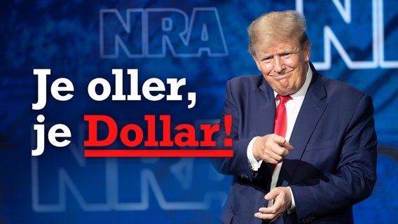 Ex-US-Präsident Donald Trump bei der NRA: Je oller, je Dollar!  