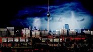 Gewitter über Berlin.  