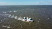 Das Schiff "Wega 3" auf dem Wattenmeer. © Screenshot 