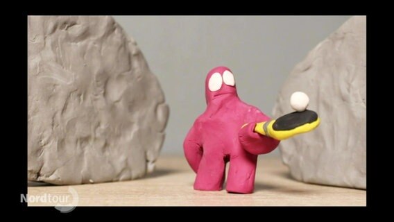 Eine Szene aus einem Stop-Motion-Animationsfilm von James Smith. © Screenshot 