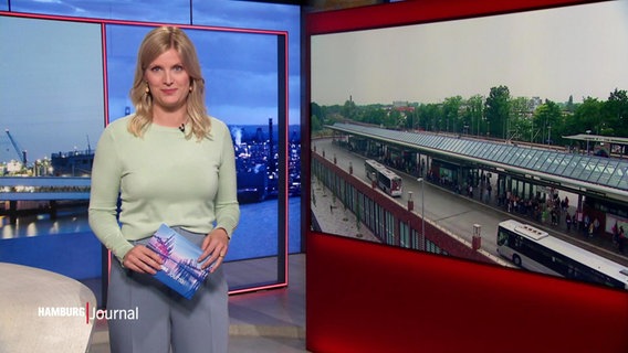 Eva Tanski moderiert das Hamburg Journal am 13.06.2022 um 18:00 Uhr. © Screenshot 
