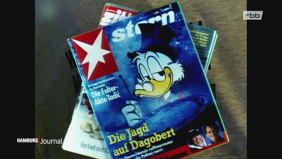 Ein altes Stern-Magazin mit Dagobert Duck auf dem Cover. © Screenshot 