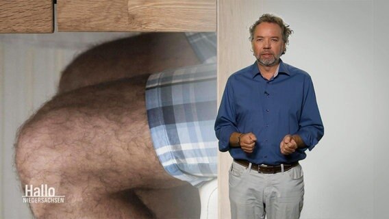 Eckhardt Reimann ist gegen das Tragen von Shorts im Büro. © Screenshot 