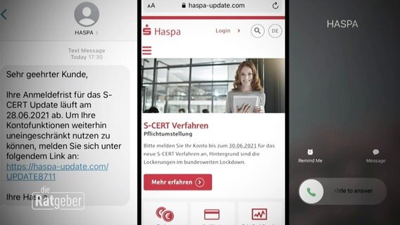 Eine Echtzeitüberweisung über das Smartphone © Screenshot 