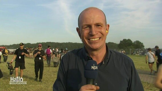 Die Schalte zum Hurricane-Festival. © Screenshot 
