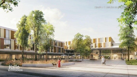 3D-Modell des Heidekreisklinikums. © Screenshot 