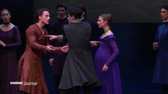 "The Winter's Tale" feiert Premiere in der Staatsoper: Eine tänzerische Auseinandersetzung. © Screenshot 