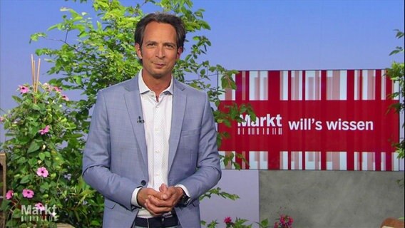 Jo Hiller moderiert Markt. © Screenshot 