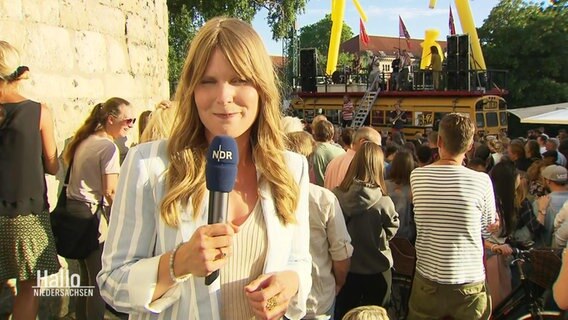 Reporterin Nina Reckemeyer. © Screenshot 