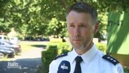 Matthias Pintak von der Polizei Salzgitter im Gespräch © Screenshot 