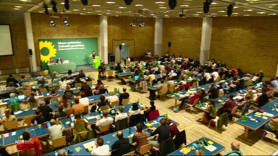 Parteitag der Grünen. © Screenshot 