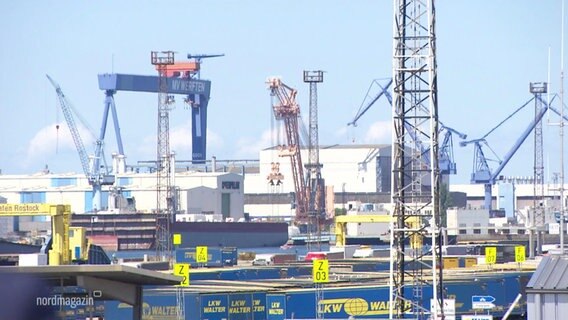 Rostocker Überseehafen. © Screenshot 