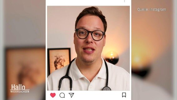 Tierarzt Charles Schibalski in einem von ihm auf hochgeladenen Video auf Instagram © Screenshot 