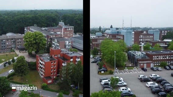 Die Krankenhäuser von Pinneberg und Elmshorn. © Screenshot 
