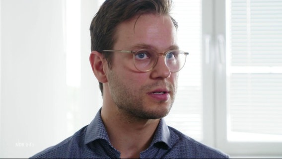 Wissenschaftler Vincent Stamer aus dem Institut für Weltwirtschaft in Kiel. © Screenshot 